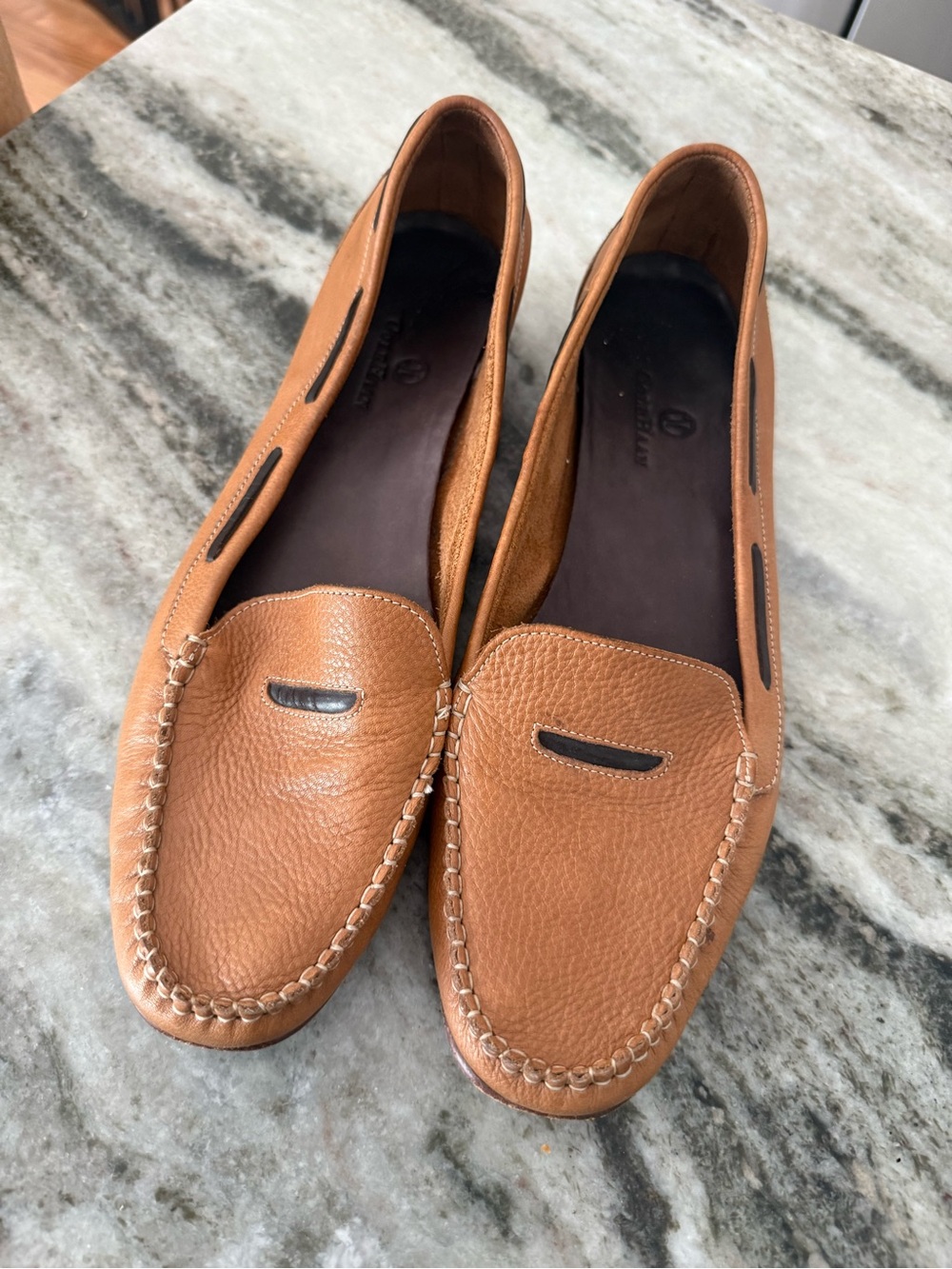 Women’s Classic Tan Leather Loafers